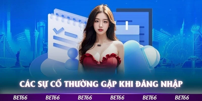 Các sự cố thường gặp khi đăng nhập Bet66