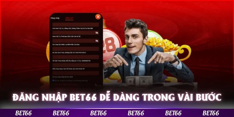 Đăng nhập Bet66 nhanh gọn trong vài bước